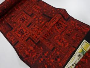 アンティーク　ウール　着尺反物